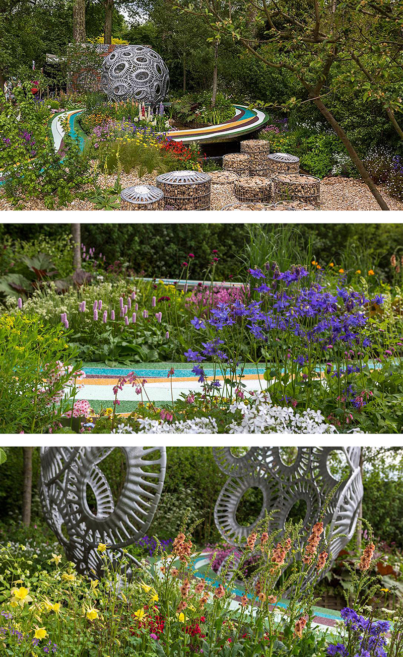 the brewin dolphin garden at the chelsea flower show - coates and seely