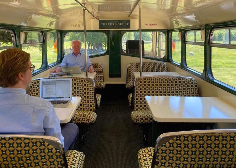 The Coates & Seely home office - Albion, the 1954 British Leyland coach