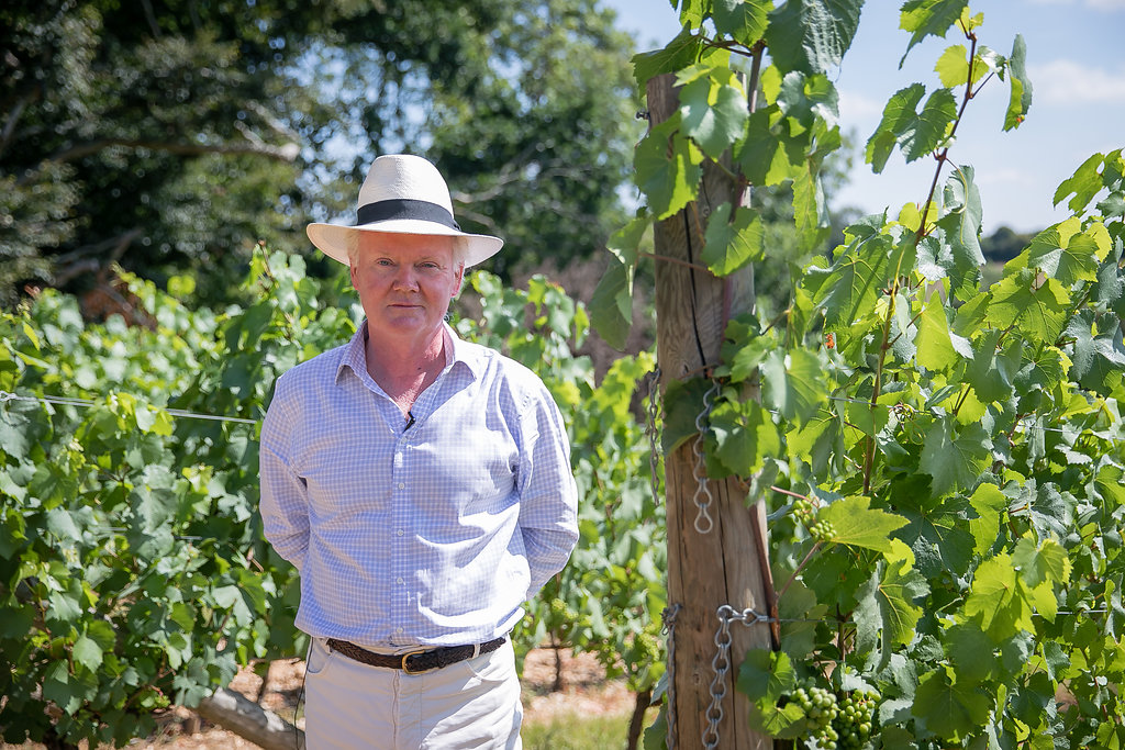 English winemaker Nicholas Coates of Coates & Seely