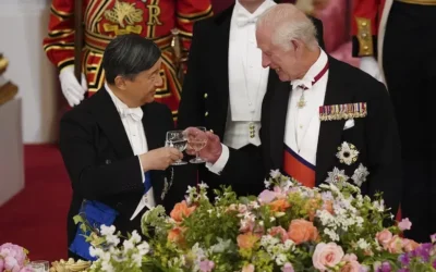 Emperor Naruhito of Japan and King Charles III – sipping Coates & Seely at Buckingham Palace